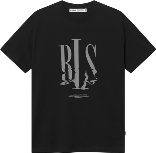 Se BLS Hafnia Northsea Capital Tshirt Mand Black Kortærmede T-shirts Regular Fit Str M - Bomuld hos Magasin ved Magasin