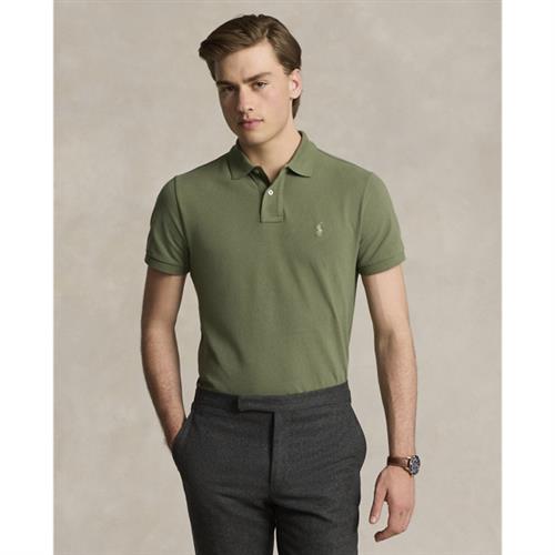 Se Polo Ralph Lauren Basic Meshssl-knt Mand Garden Trail/c8668 Kortærmede Poloer Slim Fit Str XL - Bomuld hos Magasin ved Magasin