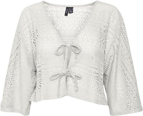 Se Vero Moda Vmhoney Lace 3/4 Bolero TOP WVN GA Kvinde Snow White Kortærmede Bluser Str S - hos Magasin ved Magasin