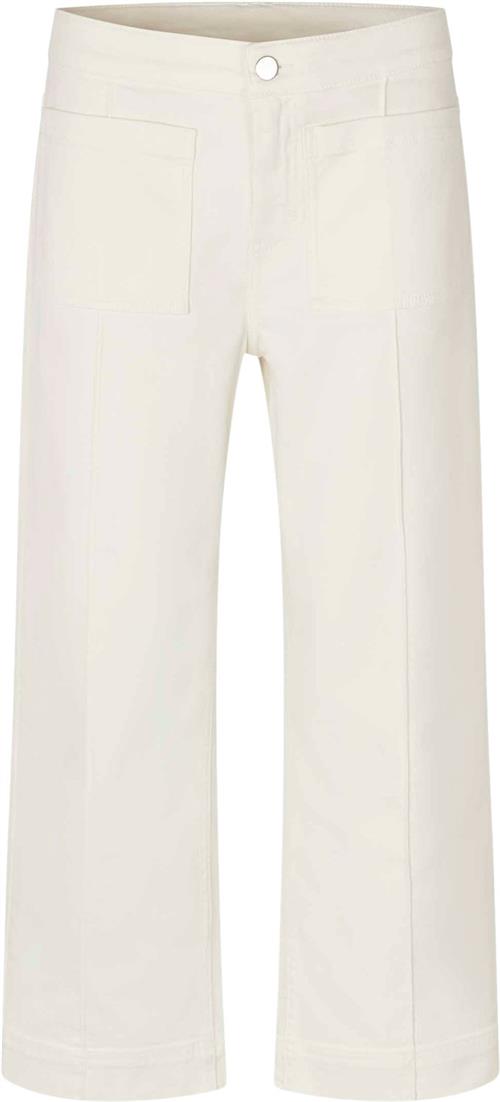 Masai Copenhagen Mapuabi Kvinde White Bukser Med Lige Ben Str S/CROPPED - Denim hos Magasin