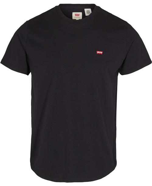 Levi's Ss Original hm tee Cotton + pa Mand Mineral Black Kortærmede T-shirts Str L - Bomuld hos Magasin