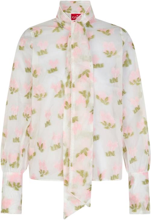 Cras Josettecras Shirt Kvinde Soft Florals Langærmede Skjorter Str 34 - hos Magasin