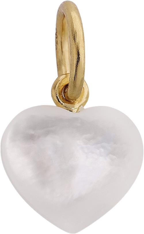 Se Jane Kønig Small Souvenir Heart, Pendant, Goldplated Sterling Silver One Size - Vedhæng hos Magasin ved Magasin