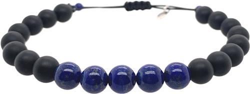 Se BeChristensen Jonas Onyx/lapis Lazuli Bracelet One Size - Perlearmbånd hos Magasin ved Magasin