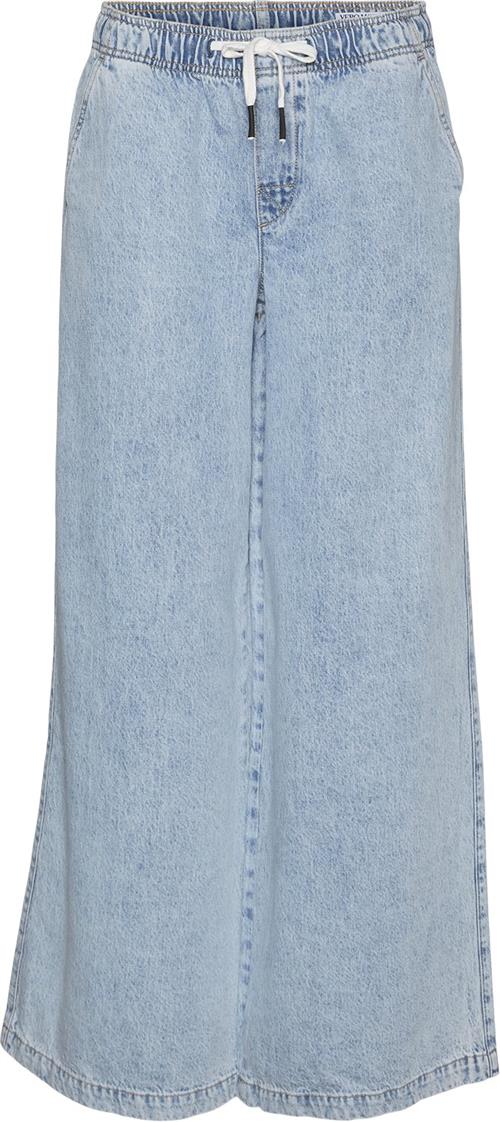 Vero Moda Vmannet MR ELA Loose Wide Jeans RA3 Kvinde Light Blue Denim Wide Jeans Slim Fit Str "XS/""32" - hos Magasin