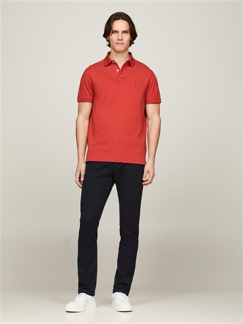 Se Tommy Hilfiger 1985 Regular Polo Mand Terra Red Kortærmede Poloer Str L - hos Magasin ved Magasin