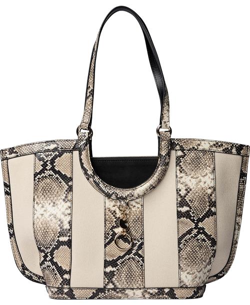 See by Chloé Mara Shoulder BAG, Cement Beige, Single Size ONE SIZE - Skuldertasker Bomuld hos Magasin