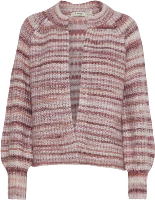 Fransa Frmanny CAR 1 Kvinde Rapture Rose Mix Cardigans Regular Fit Str L - hos Magasin