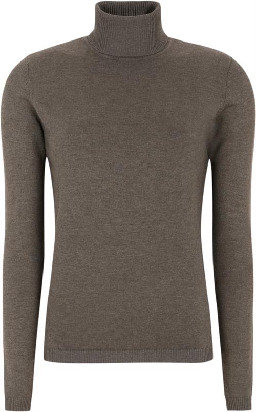 Se Soft Rebels Srmarla Rollneck Knit Kvinde Morel Melange Sweaters Str L - hos Magasin ved Magasin