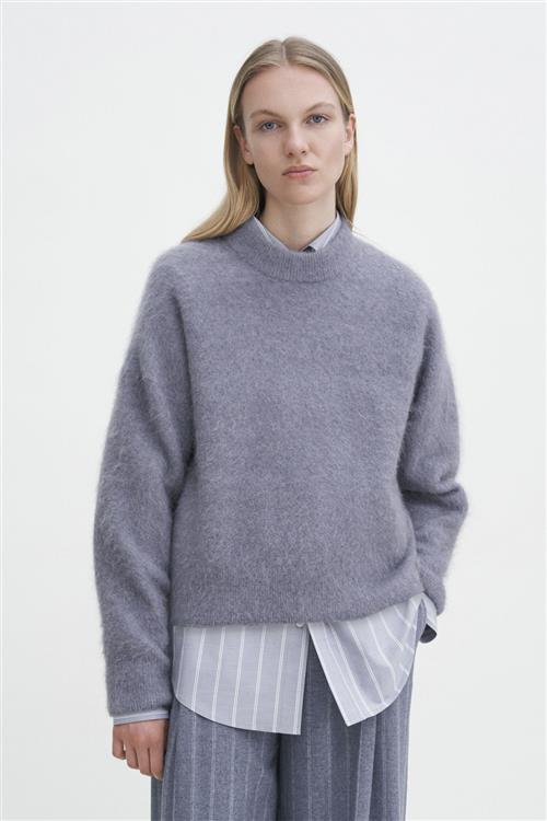 Filippa K Fluffy Sweater Kvinde Thundersto Sweaters Str XS - hos Magasin