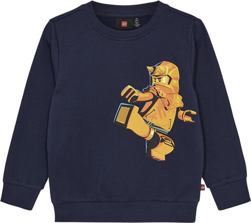 LEGO kidswear/LEGO børnetøj Lwscout 704 Sweatshirt Str 140 cm - Blå Sweatshirts hos Magasin