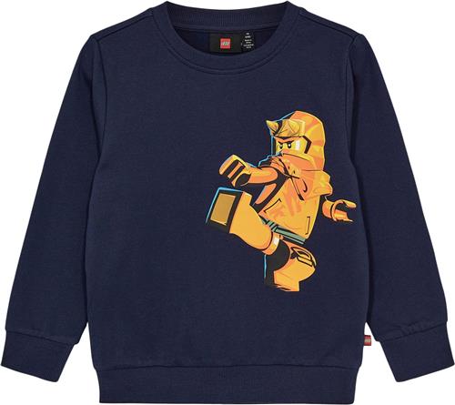 Se LEGO kidswear/LEGO børnetøj Lwscout 704 Sweatshirt Str 104 cm - Blå Sweatshirts hos Magasin ved Magasin