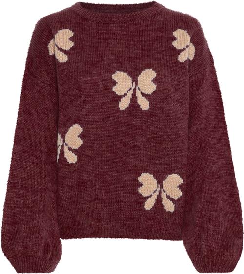 Se Fransa Fxcheryl PU 1 Kvinde Tawny Port Melange Sweaters Str S - hos Magasin ved Magasin