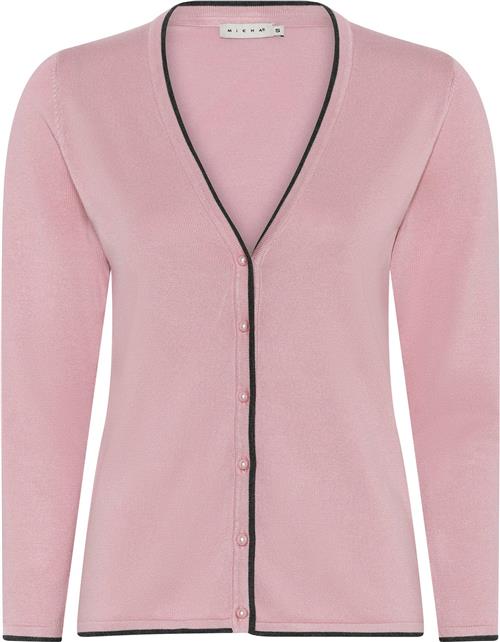 Micha BB Cardigan_ Bbviscoseknitw.Ed Kvinde Rose Cardigans Str XL - hos Magasin