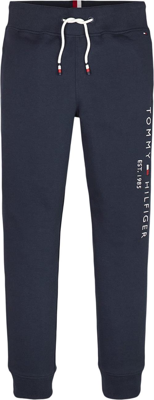 Se Tommy Hilfiger Essential Sweatpants Str 5 år / 110 cm - C87 Bukser Bomuld hos Magasin ved Magasin