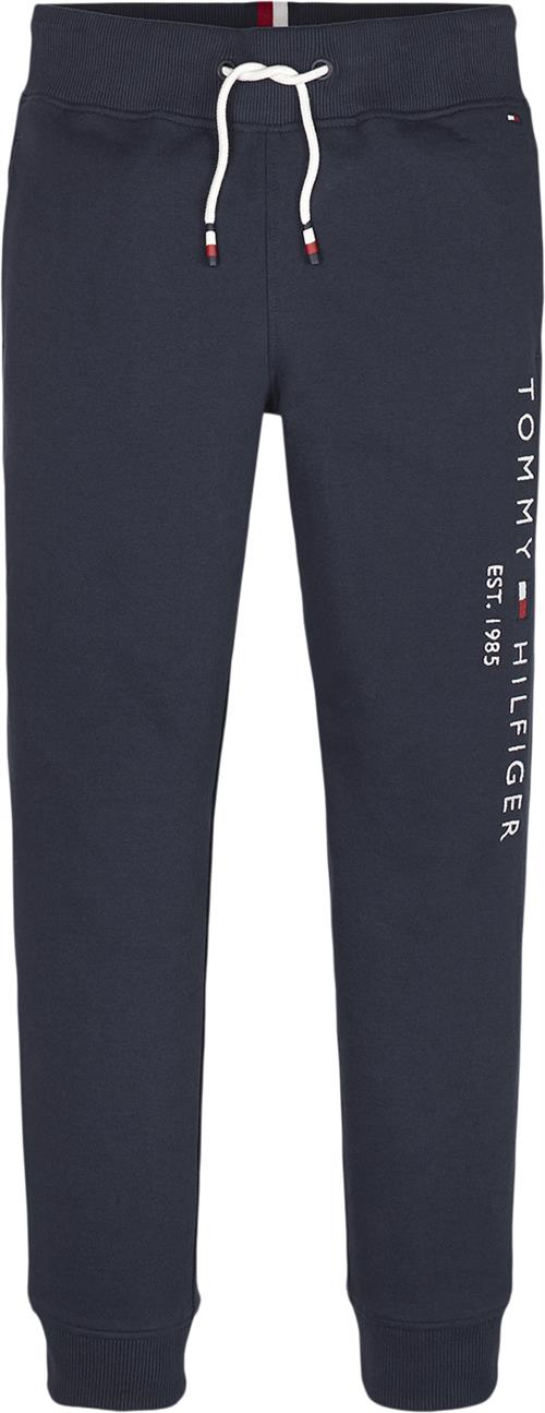 Tommy Hilfiger Essential Sweatpants Str 8 år / 128 cm - C87 Bukser Bomuld hos Magasin