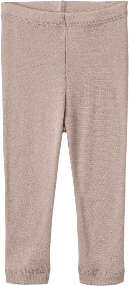 Se Wheat Uld Leggings Str 80/12m Uld - Dry Rose Leggings hos Magasin ved Magasin