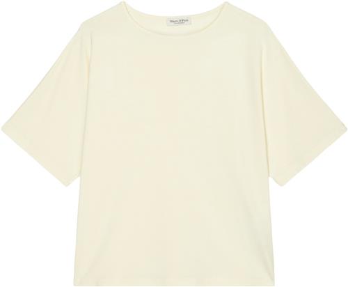 Se Marc O’Polo Tshirt, cut on Sleeve Kvinde Off White Kortærmede T-shirts Str S - hos Magasin ved Magasin