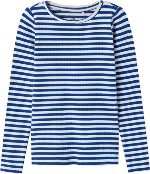 Se Name It Nkfsuraja XSL LS TOP Noos Str 122/128 - Surf The Web/stripe Bluser hos Magasin ved Magasin