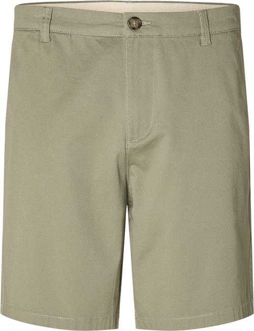 Se Selected Homme Slhregular Bill Flex Shorts Noos Mand Vetiver Chino Shorts Regular Fit Str L - Bomuld hos Magasin ved Magasin