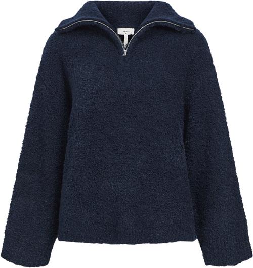 Object Objtolatya Knit LO L/S Pullover 135 Kvinde Sky Captain Toppe Loose Fit Str L - hos Magasin