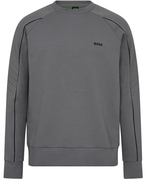 BOSS Salbo 1 Mand Dark Beige Sweatshirts Str L - hos Magasin