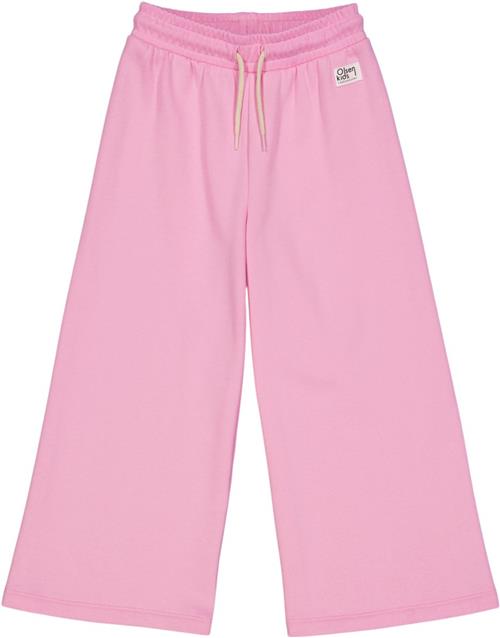 Müsli by Green Cotton Olsen Kids Sweat Flared Pants Str 128 - Bonbon Bukser Bomuld hos Magasin