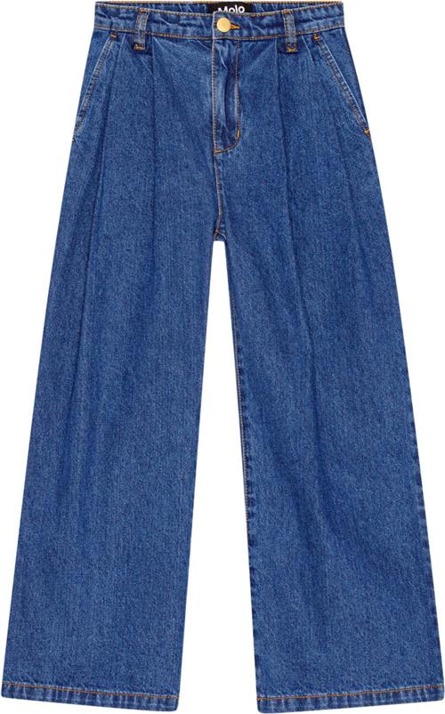 Molo Aeisha Str 11 år / 146 cm - Blå Jeans Bomuld hos Magasin