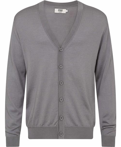 Magasin du Nord Collection Magasin Morgan 3 100 RWS Merino Wool Mand Ultimate Gray Cardigans Str L Merino