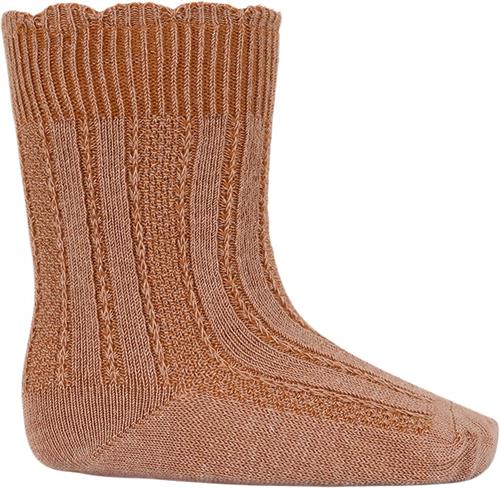 mpKids Sif Socks Str 19/21 - Tawny Brown Strømper Viskose hos Magasin