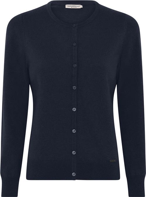 Micha Cardigan_ Elaine Cashmere Kvinde Navy Cardigans Str L Cashmere - hos Magasin