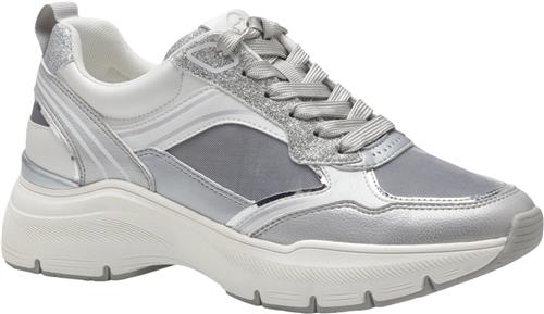 Se Tamaris 123728-42 Kvinde Sølv Sneakers Str 37 - hos Magasin ved Magasin