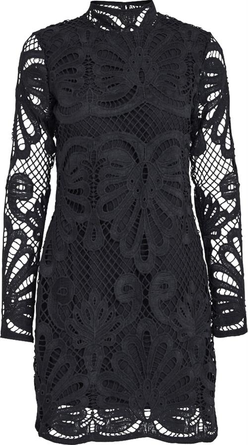 Minus Mskarisa Short Lace Dress Kvinde Black Korte Kjoler Str 40 - hos Magasin