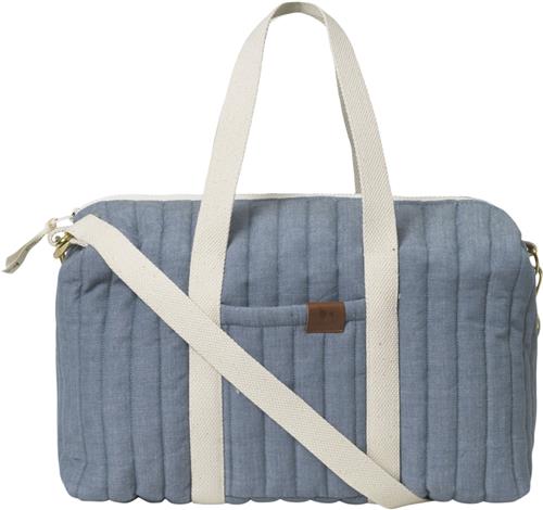 Fabelab Quilted Gym Bag Chambray Blue Spruce - Blue Spruce Pusletasker & -Tilbehør hos Magasin