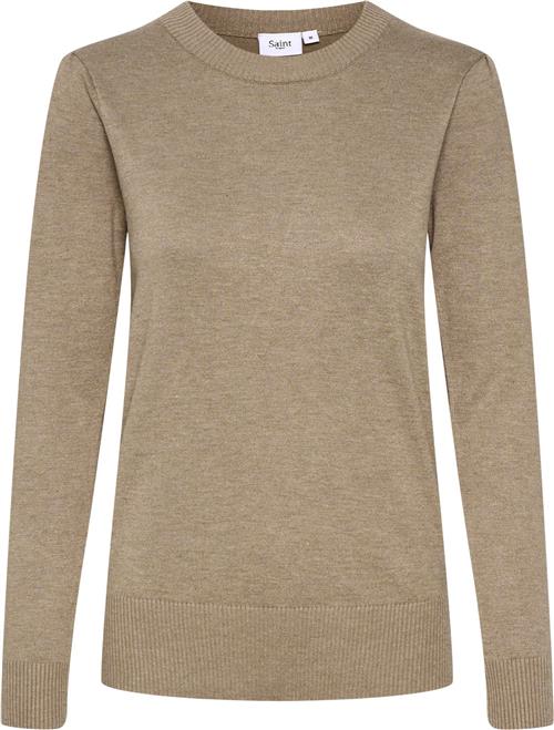 Se Saint Tropez Milasz Pullover Kvinde Atmos Melange Sweaters Regular Fit Str XL - hos Magasin ved Magasin