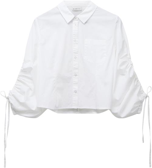 Blanche Dibellabl Statement Shirt Kvinde White Kortærmede Bluser Str 40 - Bomuld hos Magasin