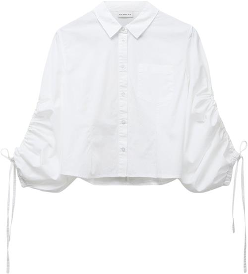 Blanche Dibellabl Statement Shirt Kvinde White Kortærmede Bluser Str 34 - Bomuld hos Magasin