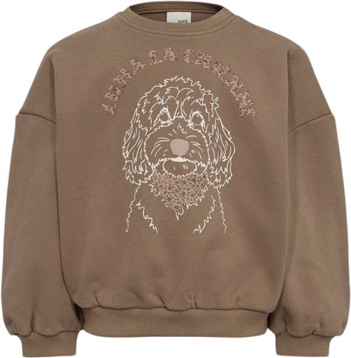 Sofie Schnoor Sweatshirt Str 8 år / 128 cm - Cashew Brown Sweatshirts hos Magasin