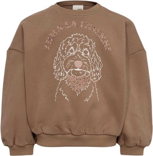 Se Sofie Schnoor Sweatshirt Str 6 år / 116 cm - Cashew Brown Sweatshirts hos Magasin ved Magasin