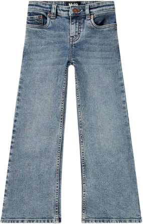 Molo Asta Str 8 år / 128 cm - Blå Jeans Bomuld hos Magasin