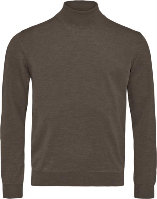 Se Sand Merino Id Mand Dark Camel Turtlenecks Str L Merino - hos Magasin ved Magasin