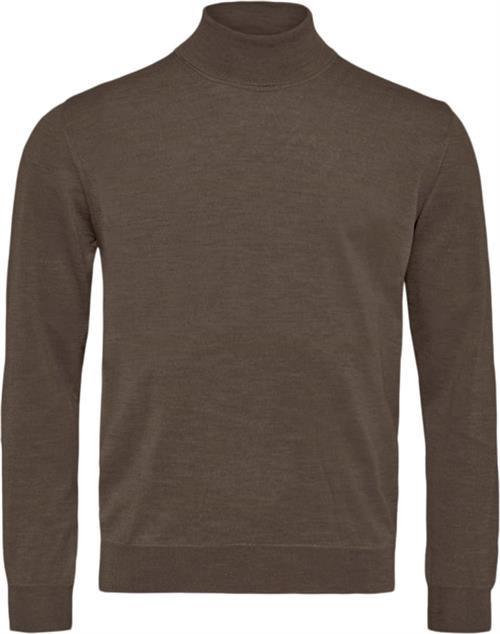 Se Sand Merino Id Mand Dark Camel Turtlenecks Str S Merino - hos Magasin ved Magasin