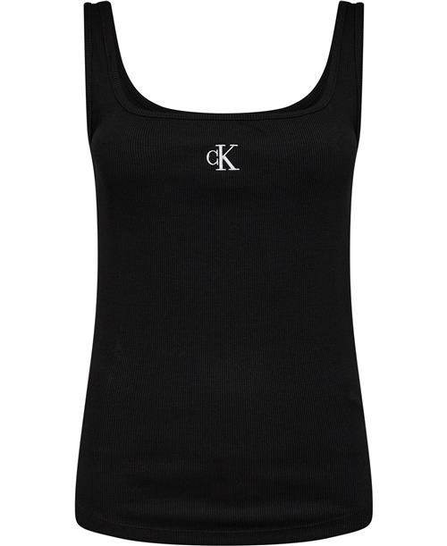 Calvin Klein CK RIB Tank TOP Kvinde Beh Tanktoppe Str XL - hos Magasin