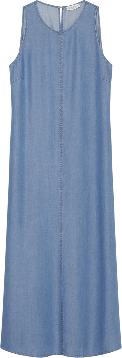 Marc O’Polo Dress, Midi Style, Feminine Silhoue Kvinde Washed Sky Maxi Kjoler Str 40 - hos Magasin