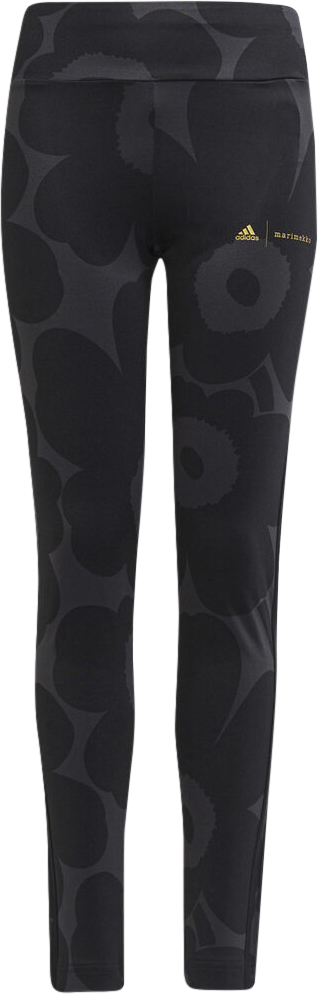 adidas Marimekko Primegreen Aeroready Training 3ipes Floral Tights 152 - Tights Polyester hos Magasin