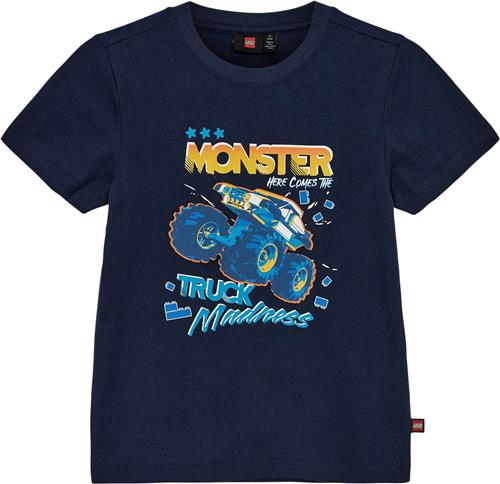 LEGO kidswear/LEGO børnetøj Lwtano 611 T-shirt S/S Str 128 cm - Blå Kortærmede T-shirts hos Magasin