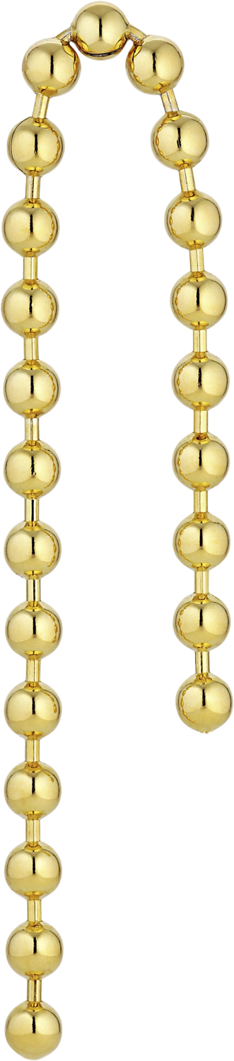 Se Jane Kønig Atomic Double Chain Stud one size - Ørestikker hos Magasin ved Magasin