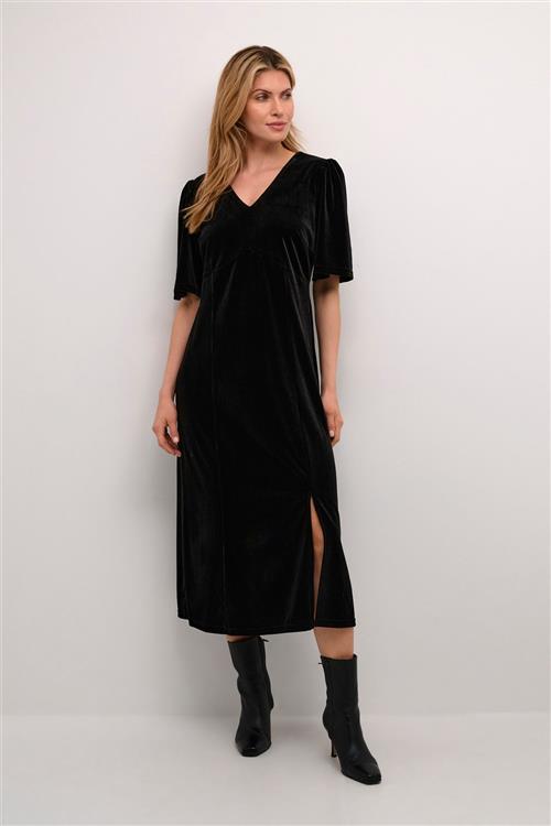 Cream Crpativa Dress Kim fit Kvinde Pitch Black Maxi Kjoler Str 42 - hos Magasin