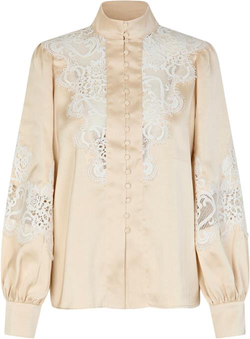 Cras Aureliacras Shirt Kvinde Champagne Skjorter Str 44 - hos Magasin