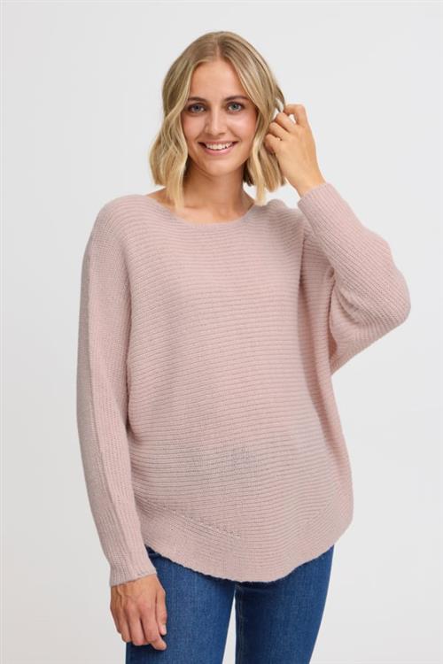 Se Fransa Freretta PU 3 Kvinde Peachskin Melange Sweaters Loose Fit Str S - hos Magasin ved Magasin